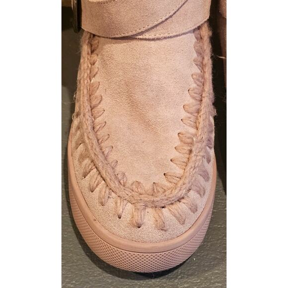 Blondo Women's Anna Boot, Stitch, Buckle, Pink Snow, Winter, Fur lined New Sz 8 - Picture 11 of 11